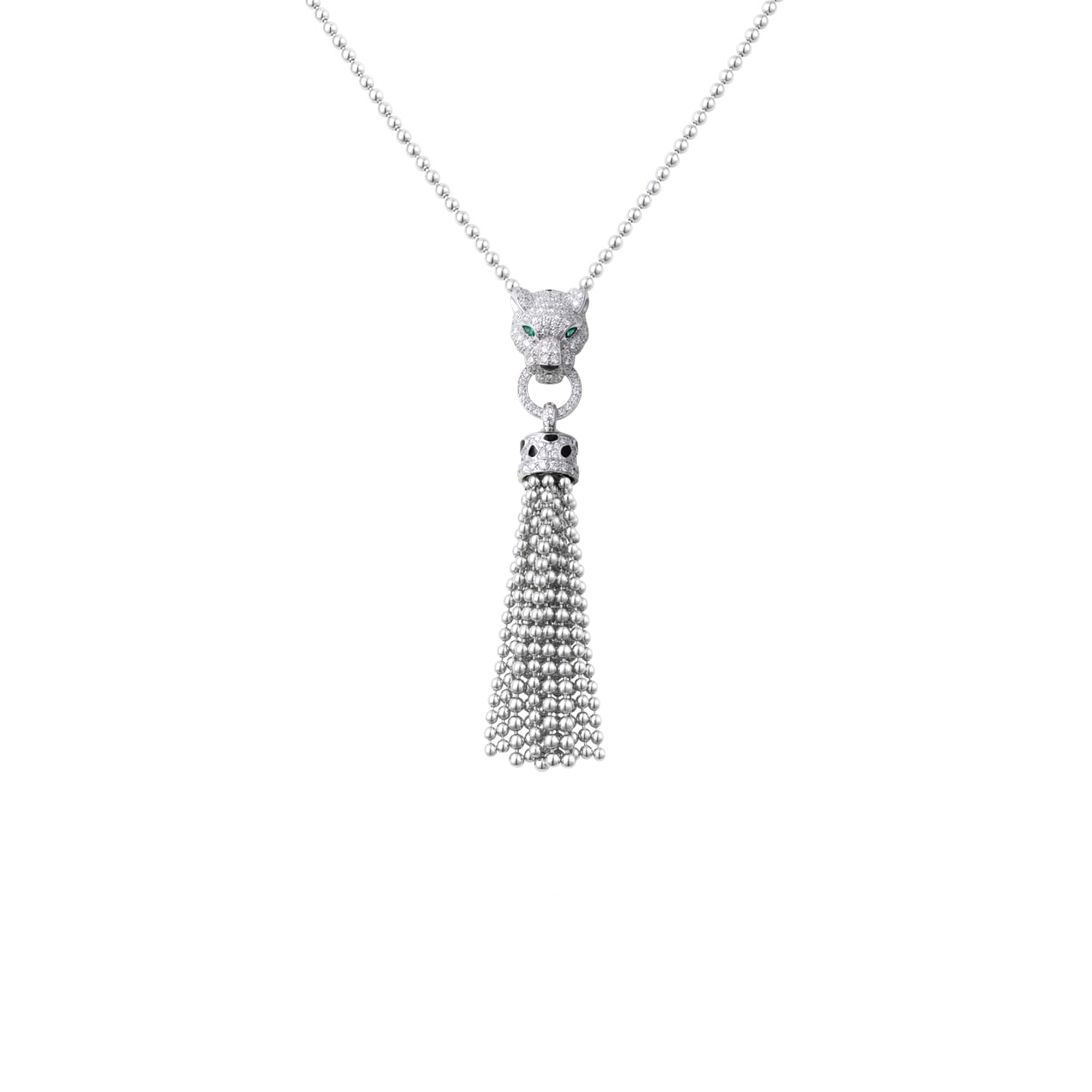 CARTIER PANTHÈRE WHITE GOLD DE CARTIER NECKLACE N7424122